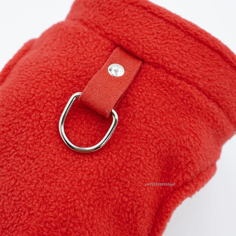 Winter Dog Jacket with D-Ring – Warm Coat for Small Dogs & Cats - Best Bark Bargains
