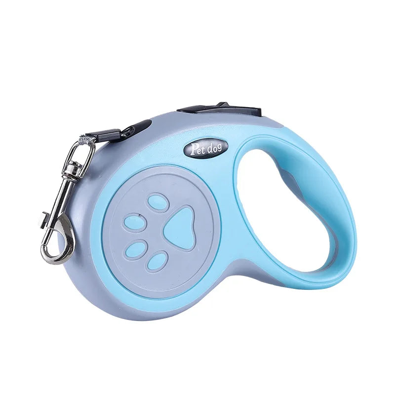 Durable 3m/5m Retractable Nylon Dog Leash – Ideal for Small Dogs & Cats - Best Bark Bargains