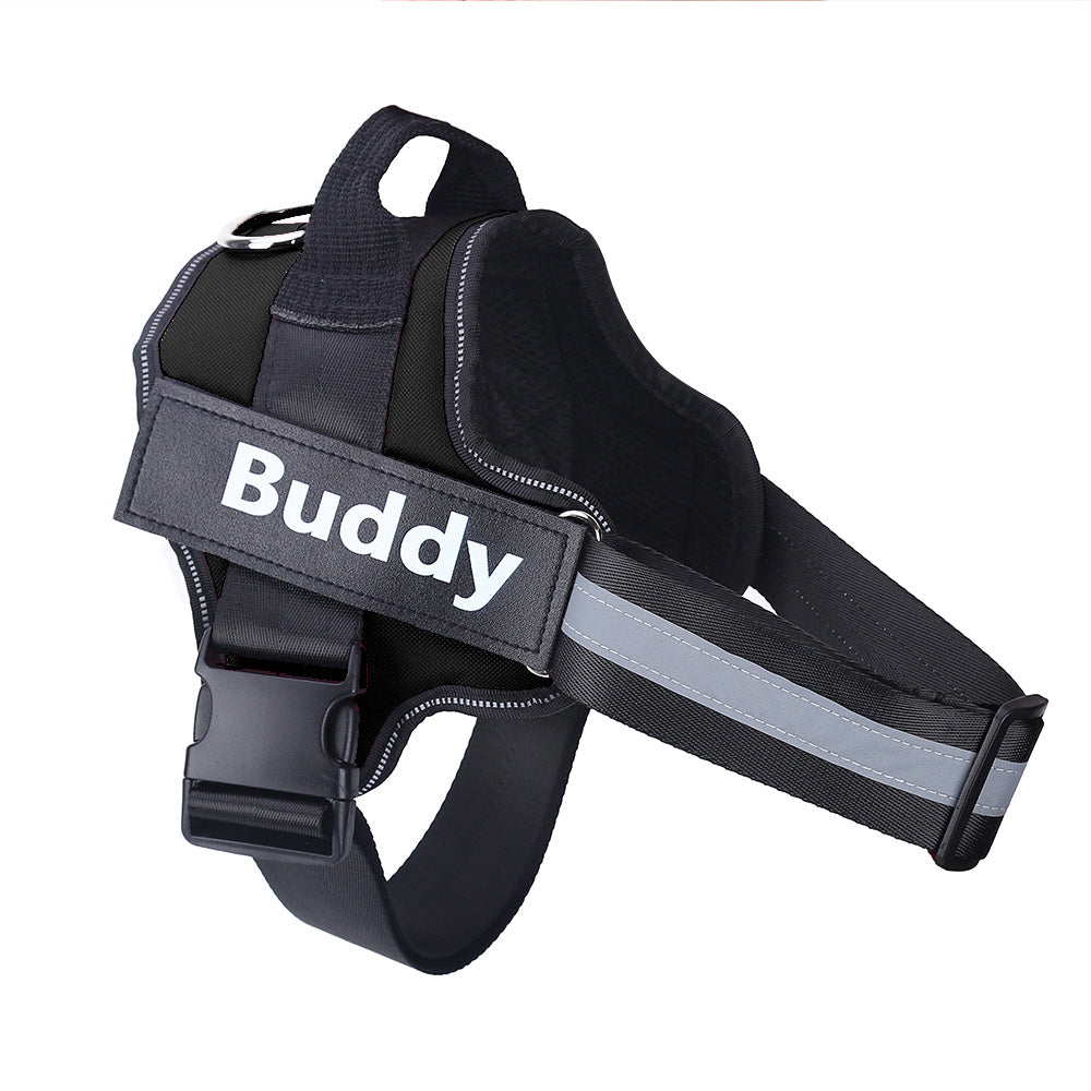 Customizable No-Pull Dog Harness – Reflective, Adjustable, Breathable Vest for All Dog Sizes