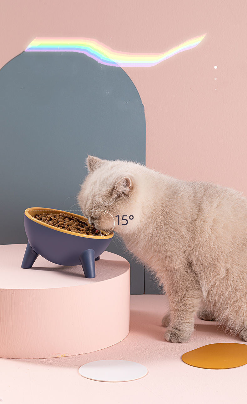 Stylish Raised Pet Food Bowls for Dogs, Cats, and Bunnies