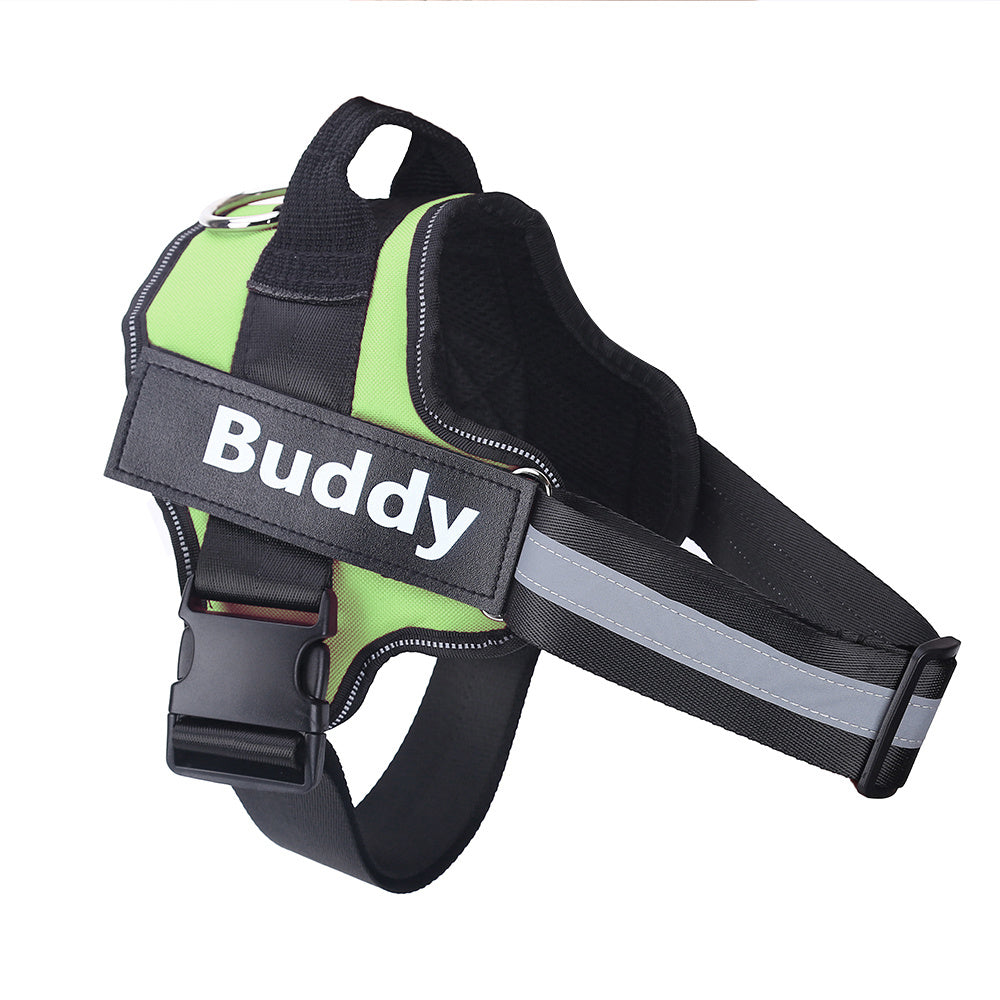 Customizable No-Pull Dog Harness – Reflective, Adjustable, Breathable Vest for All Dog Sizes