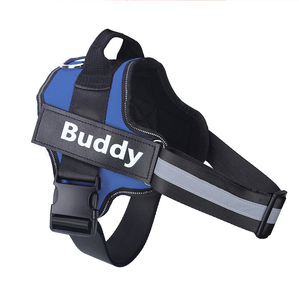 Customizable No-Pull Dog Harness – Reflective, Adjustable, Breathable Vest for All Dog Sizes