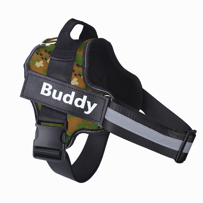 Customizable No-Pull Dog Harness – Reflective, Adjustable, Breathable Vest for All Dog Sizes