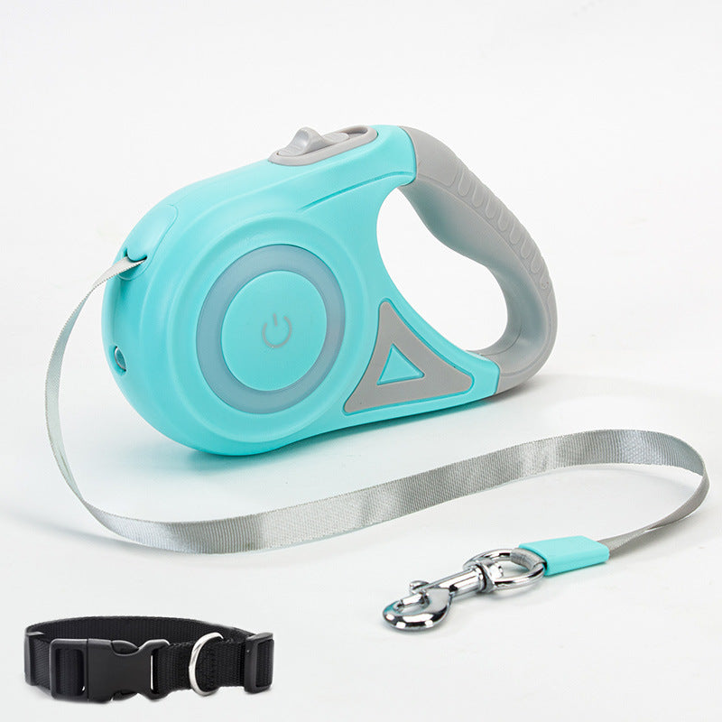 Ultimate Pet Control: Automatic Spotlight Retractable Leash & Collar - Best Bark Bargains 