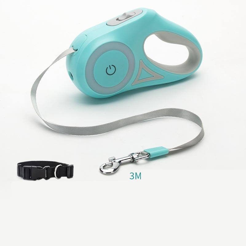 Ultimate Pet Control: Automatic Spotlight Retractable Leash & Collar - Best Bark Bargains 