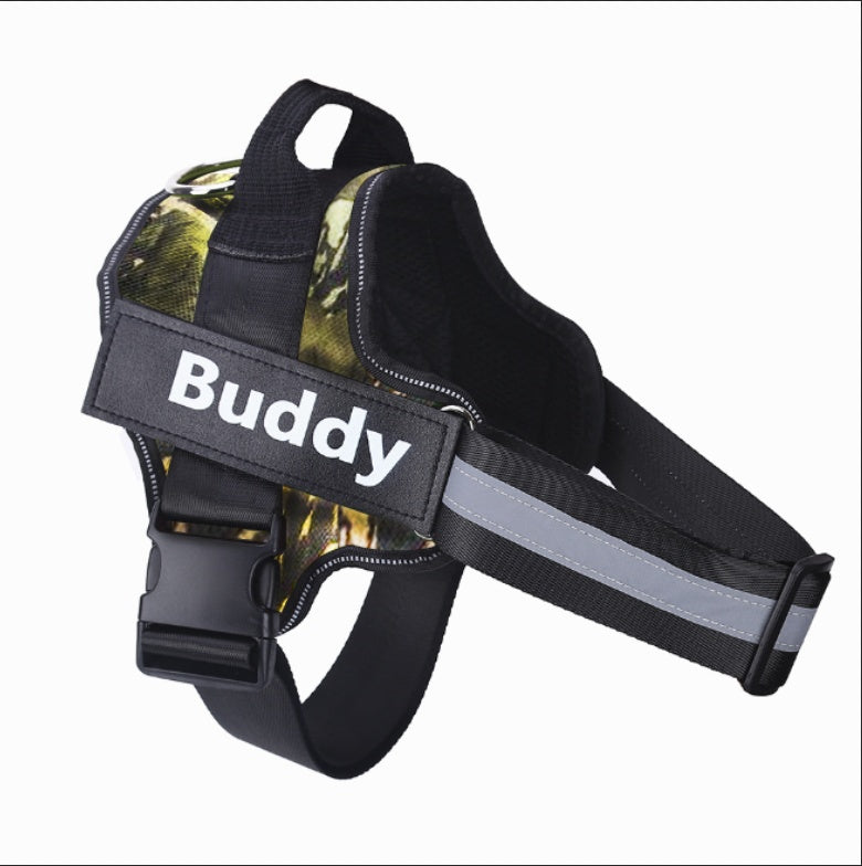 Customizable No-Pull Dog Harness – Reflective, Adjustable, Breathable Vest for All Dog Sizes