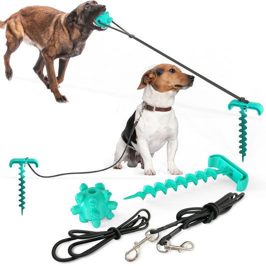 Tie dog leash dog toy - Best Bark Bargains 