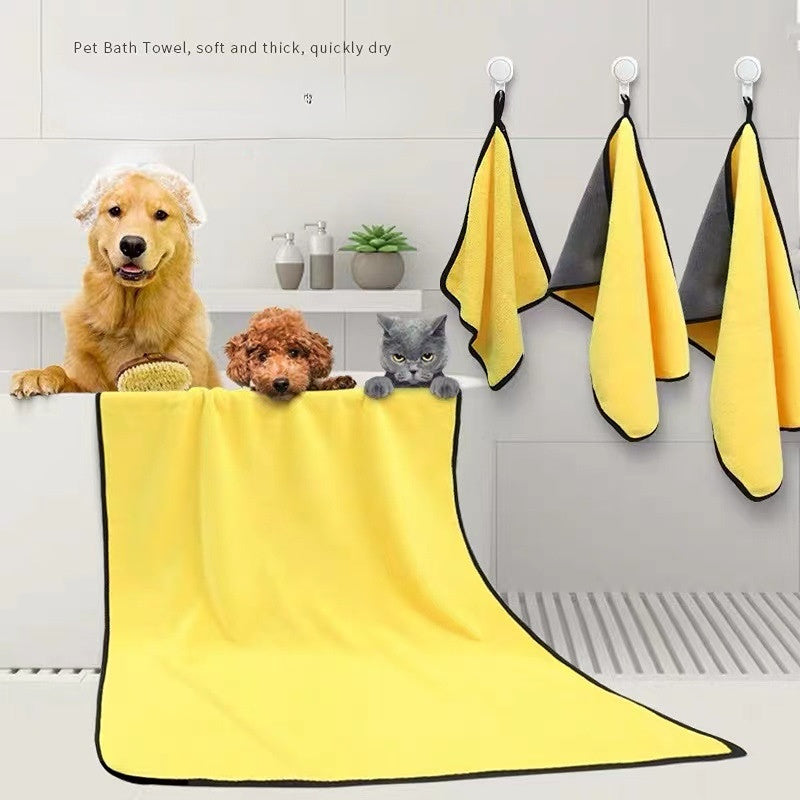 Quick-Dry Towel for Dogs & Cats – Super Soft Microfiber