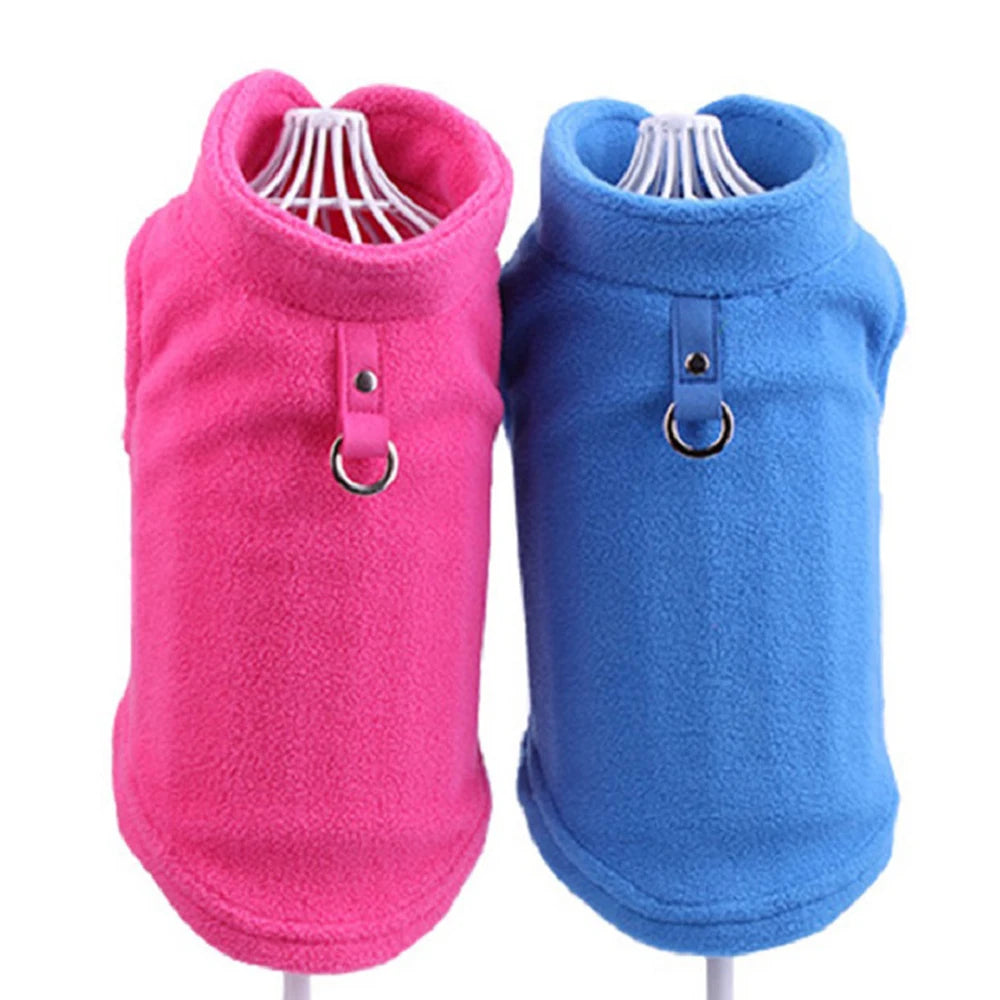 Snuggle Your Pup in Style – Winter Fleece Coat for Small Dogs & Kittens