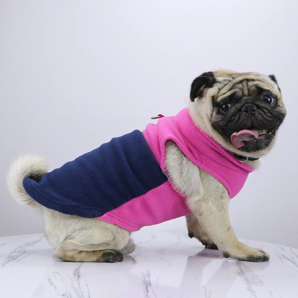 Snuggle Your Pup in Style – Winter Fleece Coat for Small Dogs & Kittens