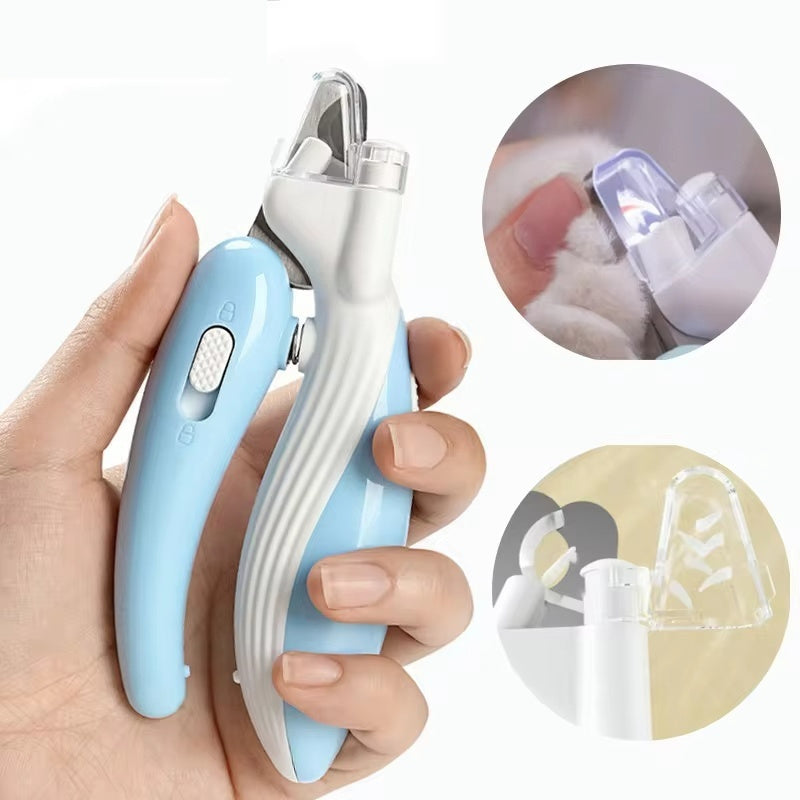 LED Nail Clippers & Grinder for Pets – Safe, Electric Grooming for Cats and Dogs